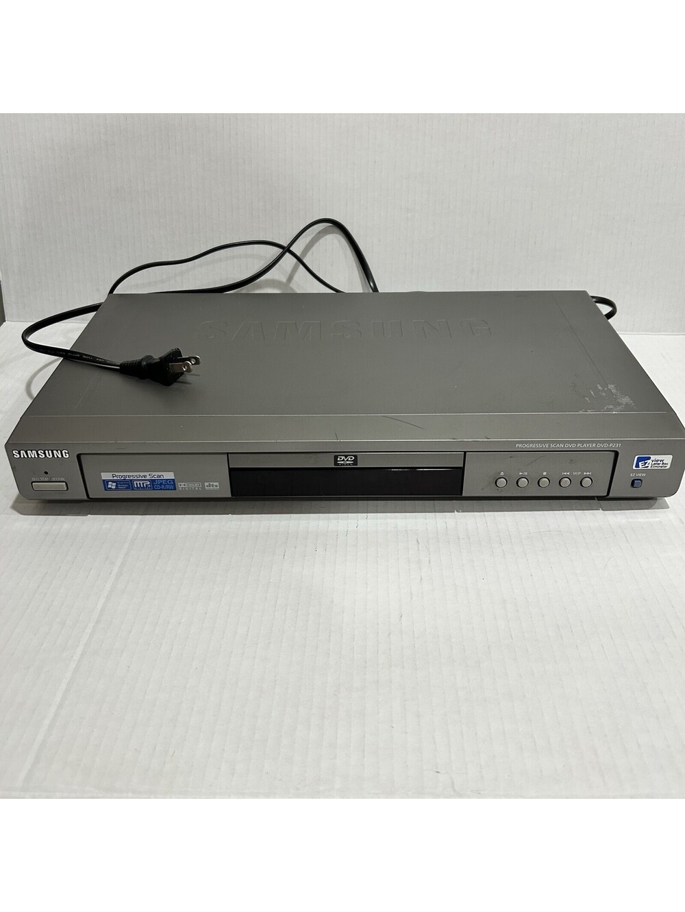 Samsung DVD-P231 DVD/CD Player No Remote Tested & Working